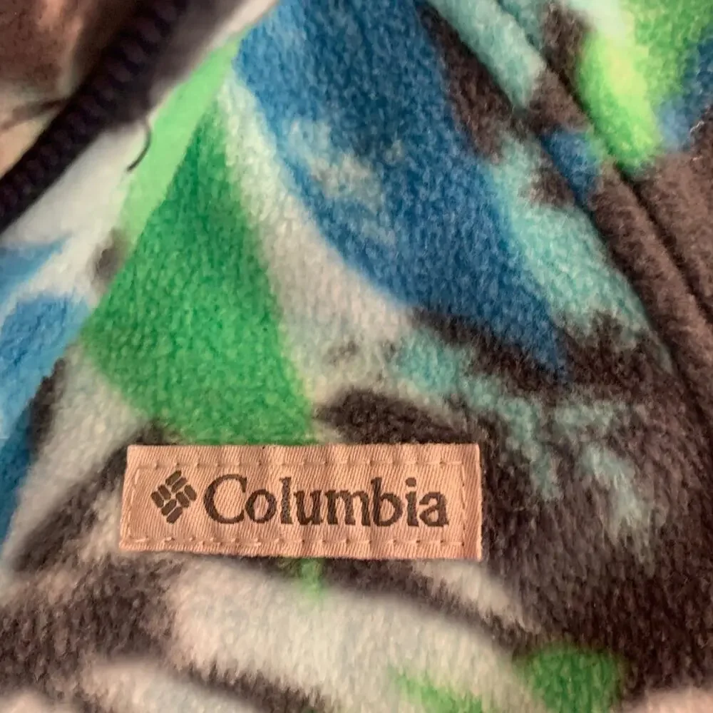 COLUMBIA Girl’s Fleece Zip Up Jacket with Pockets / Size: 12-18 Months